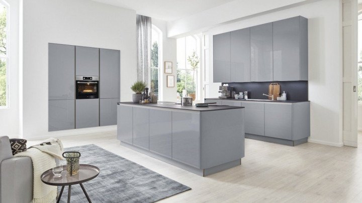 interliving kueche kochinsel coesfeld muenster grau hochglanz 1030x589